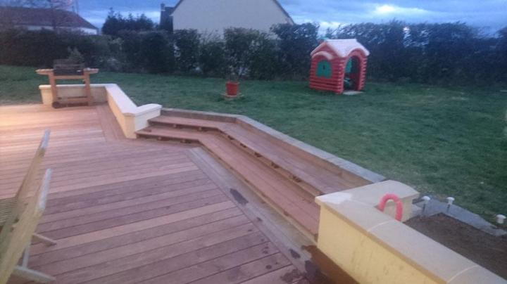 Réalisation d'une terrasse extérieure Caen