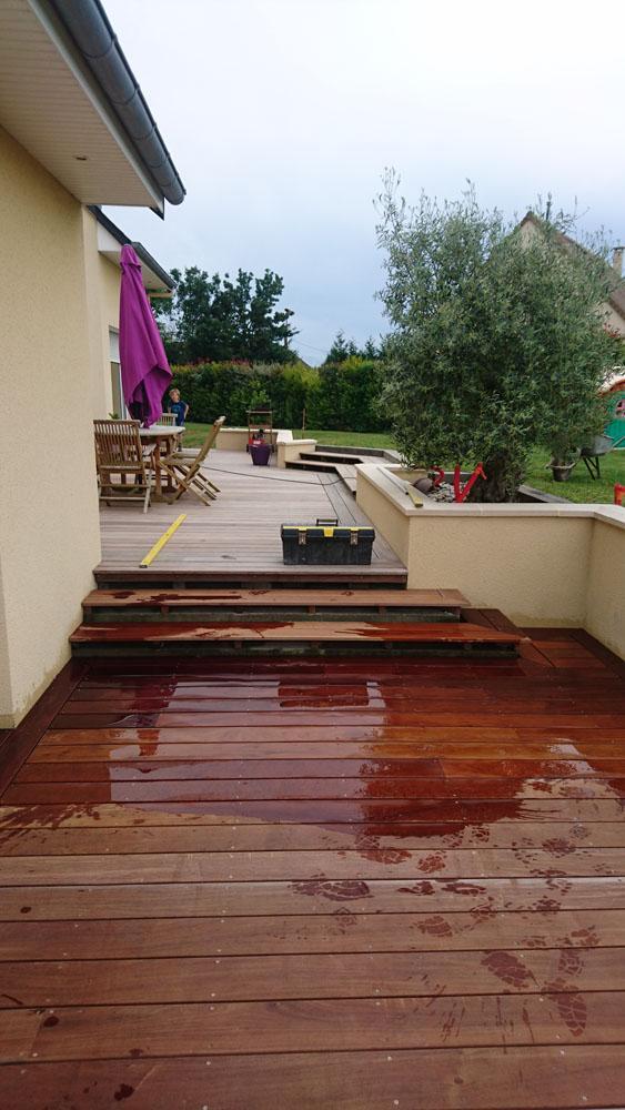 Construction d'une terrasse extérieure Caen