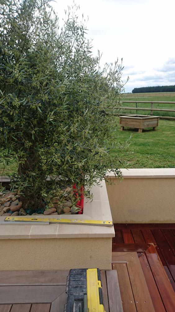 Édification d'une terrasse extérieure Caen