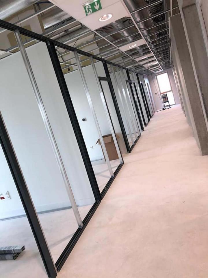 Installation de cloisons pour bureaux Caen